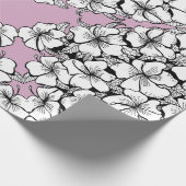 Hibiscus Wrapping Paper Cadeaupapier (Hoek)