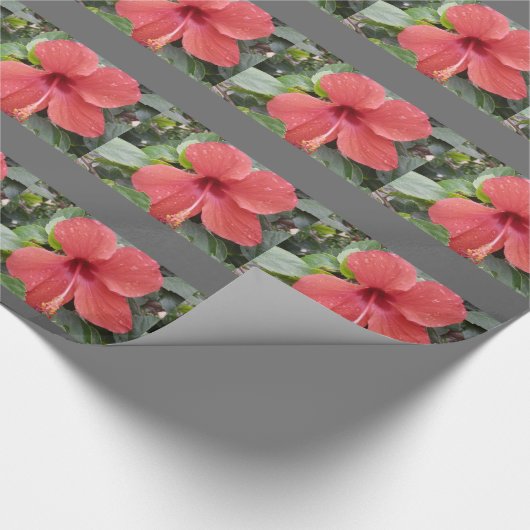 Hibiscus Wrapping Paper Cadeaupapier (Hoek)