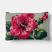 Hibiscus zachte pastelbloem pixel art etui (Voorkant)