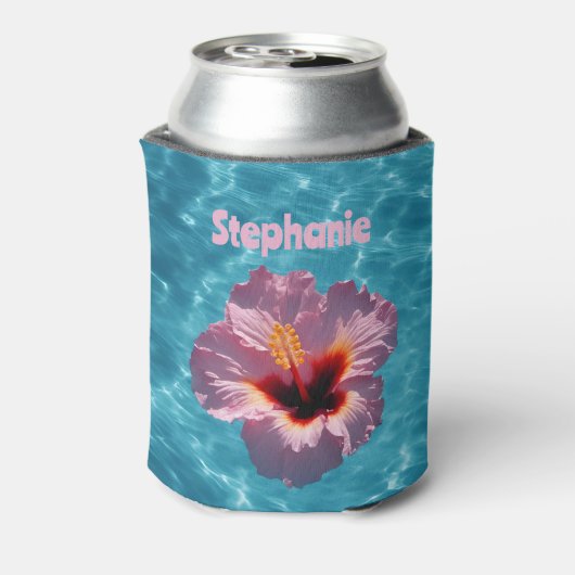 Hibiscus zomer blikjeskoeler (Blikje Achterkant)