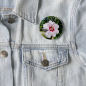 Hibiscusbadge Ronde Button 5,7 Cm (In situ)