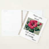 Hibiscusbloem in pixel art planner (Display)