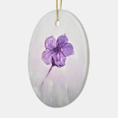 Hibiscusbloem Keramisch Ornament (Links)