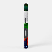 Hibiscusbloem met 2 tijger longwing vlinders iPhone hoesje (Rechterkant)