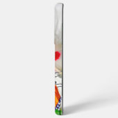 Hibiscusbloem met 2 tijger longwing vlinders samsung galaxy hoesje (Achterkant horizontaal)