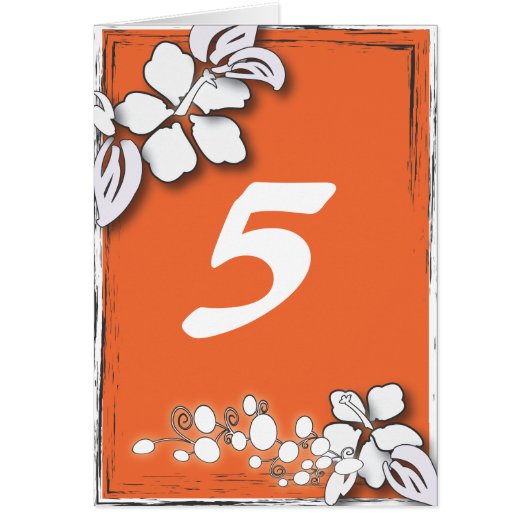 Hibiscusbloem Tropisch strand Hawaiiaanse bruiloft (Voorkant)