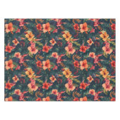 Hibiscusbloemen, een tropisch bloemmotief tafelkleed (Voorkant (Horizontaal))