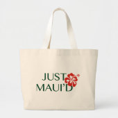 HibiscusJustMauid Grote Tote Bag (Voorkant)