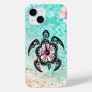 hibiscusschildpad iPhone 15 case