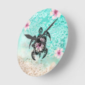 hibiscusschildpad ronde klok (Hoek)