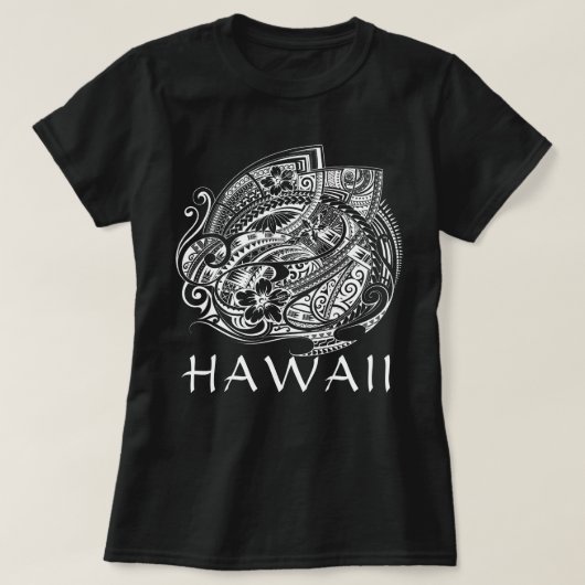 HIBISICUS POLYNESIAANSE STAM HAWAÏ Wat T-shirt (Design voorkant)