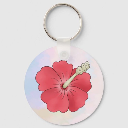 Hibiskus Sleutelhanger (Voorkant)