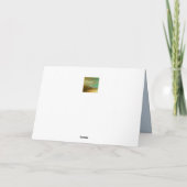 Hibuscus in het Paradijs Verjaardag Kaart (Achterkant)