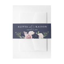 hic Elegant Blush Navy Blauw Bruiloft