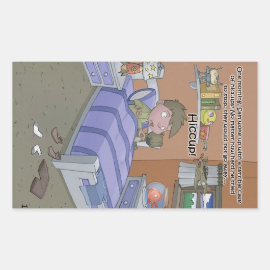Hiccup Boek sticker - pagina 1 (Voorkant)
