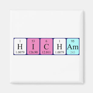 Hicham periodieke lijstnaam magneet