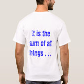 Hichhiker-gids voor de Melkweg T-shirt (Achterkant)