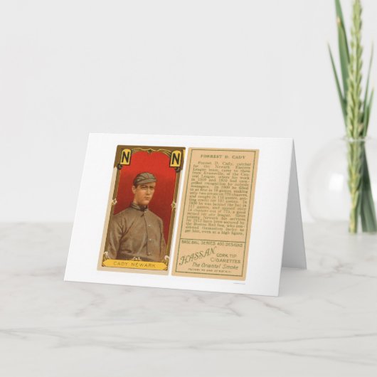 Hick Cady Newark Baseball 1911 Kaart (Voorkant)