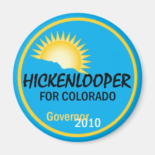 Hickenlooper 2010 Magneet (Voorkant)