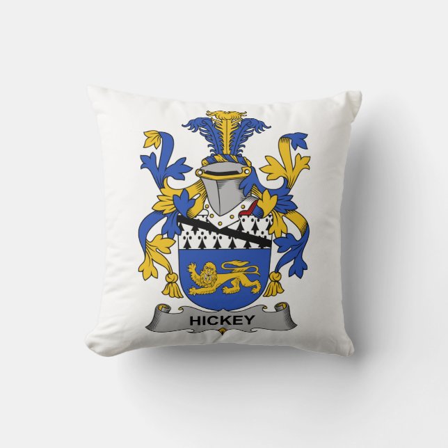Hickey Family Crest Kussen (Voorkant)