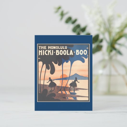 Hicki Boola Boo Briefkaart (Staand voorkant)