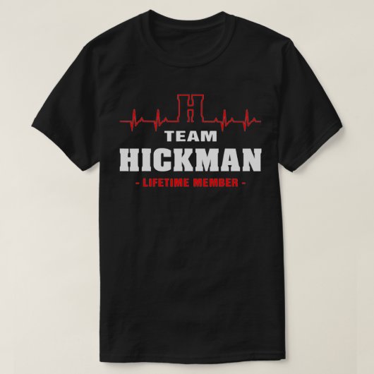 HICKMAN achternaam Familienaam Team HICKMAN T-shirt (Design voorkant)