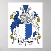 Hickman Family Crest Poster (Voorkant)
