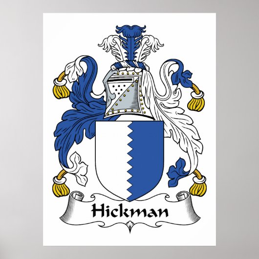 Hickman Family Crest Poster (Voorkant)