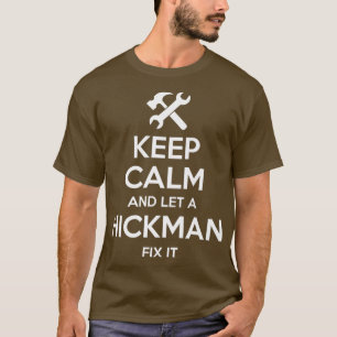 HICKMAN Grappige Achternaam Verjaardag Family Tree T-shirt
