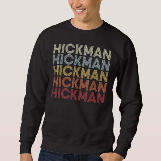 Hickman Kentucky Hickman KY Retro tekst Trui (Voorkant)