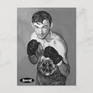 Hickok Belt-winnaar Carmen Basilio Briefkaart