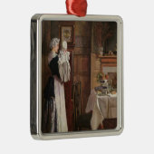 Hickory, Dickory, Dock Metalen Ornament (Rechts)