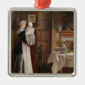 Hickory, Dickory, Dock Metalen Ornament (Voorkant)