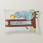Hickory, Dickory, Dock Moeder Gans Kwekerij Rhyme Accent Kussen (Voorkant)