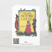 Hickory, Dickory, Dock Moeder Gans Kwekerij Rhyme Kaart (Achterkant)