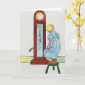 Hickory, Dickory, Dock Moeder Gans Kwekerij Rhyme Kaart (Gele Bloem)