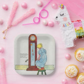 Hickory, Dickory, Dock Moeder Gans Kwekerij Rhyme Papieren Bordje (Feest)