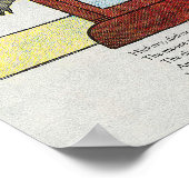 Hickory, Dickory, Dock Moeder Gans Kwekerij Rhyme Poster (Hoek)