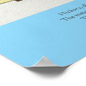 Hickory, Dickory, Dock Moeder Gans Kwekerij Rhyme Poster (Hoek)