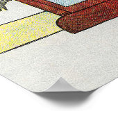 Hickory, Dickory, Dock Moeder Gans Kwekerij Rhyme Poster (Hoek)