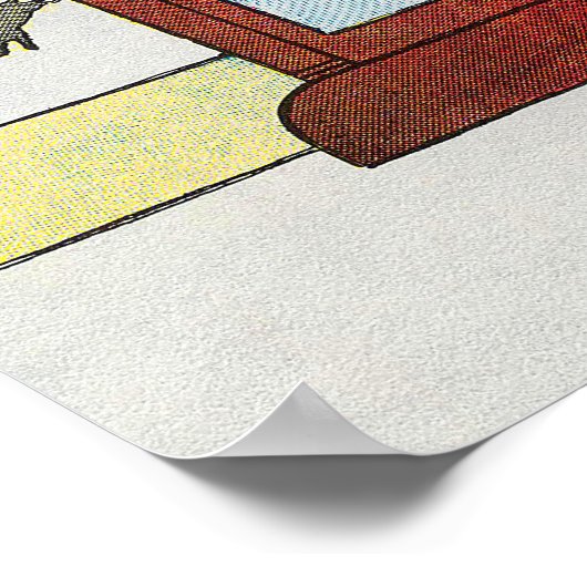 Hickory, Dickory, Dock Moeder Gans Kwekerij Rhyme Poster (Hoek)