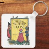 Hickory, Dickory, Dock Moeder Gans Kwekerij Rhyme Sleutelhanger (Achterkant)