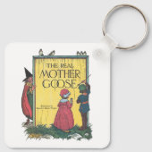 Hickory, Dickory, Dock Moeder Gans Kwekerij Rhyme Sleutelhanger (Achterkant)