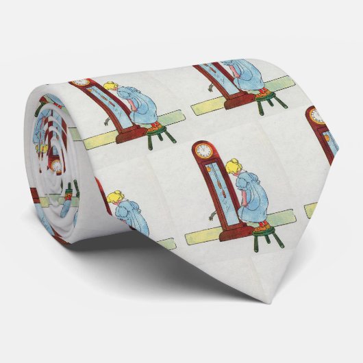 Hickory, Dickory, Dock Moeder Gans Kwekerij Rhyme Stropdas (Opgerold)