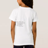 Hickory, Dickory, Dock Moeder Gans Kwekerij Rhyme T-shirt (Achterkant)