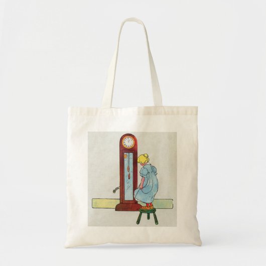 Hickory, Dickory, Dock Moeder Gans Kwekerij Rhyme Tote Bag (Voorkant)