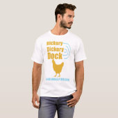 Hickory, dickory, dok mannen shirt van ruwe humor (Voorkant volledig)