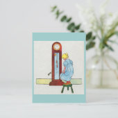 Hickory, eikel, dok! De muis ging de klok omhoog Briefkaart (Staand voorkant)