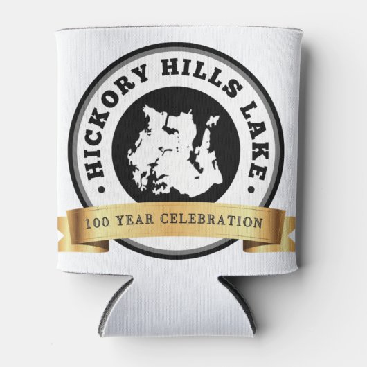 Hickory Hills Lake 100 Jaar Viering Blikje Koeler (Voorkant)