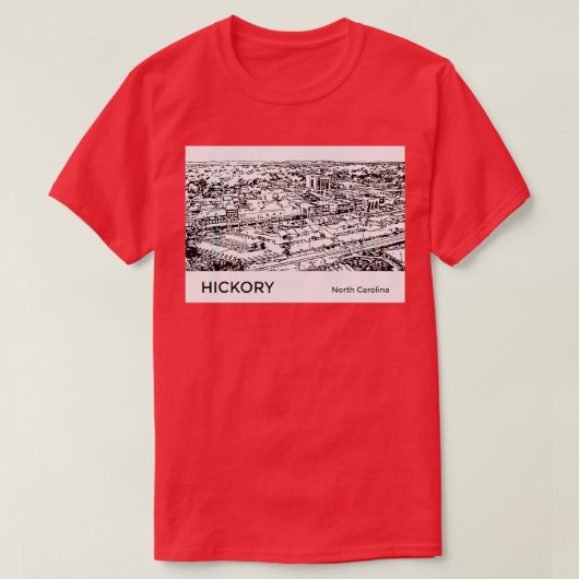 Hickory North Carolina T-shirt (Design voorkant)